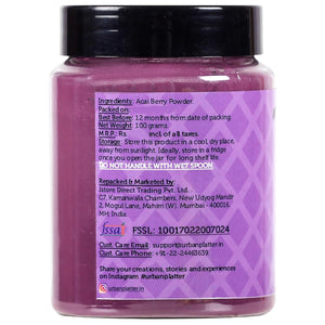 URBAN PLATTER ACAI BERRY POWDER 400GM - SuperMarcheStore