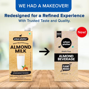 URBAN PLATTER ALMOND MILK UNSWEETENED 1L - SuperMarcheStore