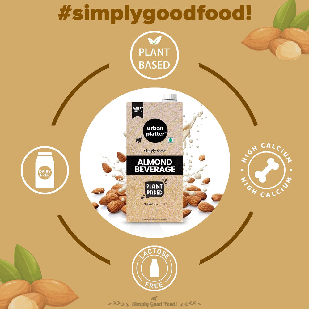 URBAN PLATTER ALMOND MILK UNSWEETENED 1L - SuperMarcheStore