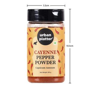 URBAN PLATTER CAYENNE PEPPER POWDER SHAKER JAR 80GM - SuperMarcheStore