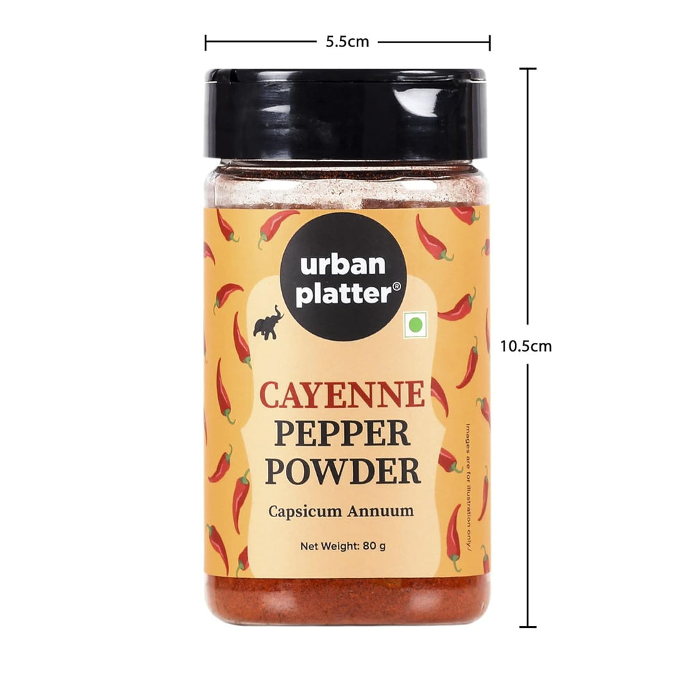 URBAN PLATTER CAYENNE PEPPER POWDER SHAKER JAR 80GM - SuperMarcheStore