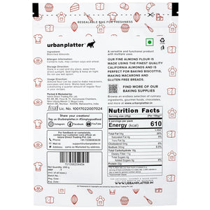 URBAN PLATTER FINE CALIFORNIA ALMOND FLOWERS 200GM - SuperMarcheStore