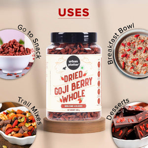 URBAN PLATTER GOJI BERRIES 200 GM - SuperMarcheStore