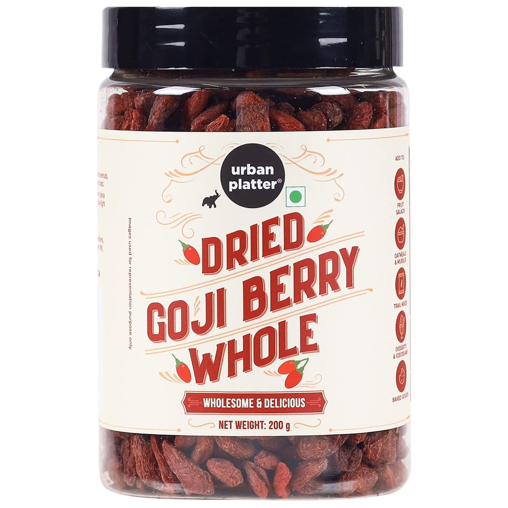 URBAN PLATTER GOJI BERRIES 200 GM - SuperMarcheStore