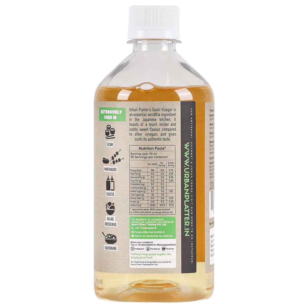 URBAN PLATTER JAPNESE SUSHI VINEGAR 500ML - SuperMarcheStore