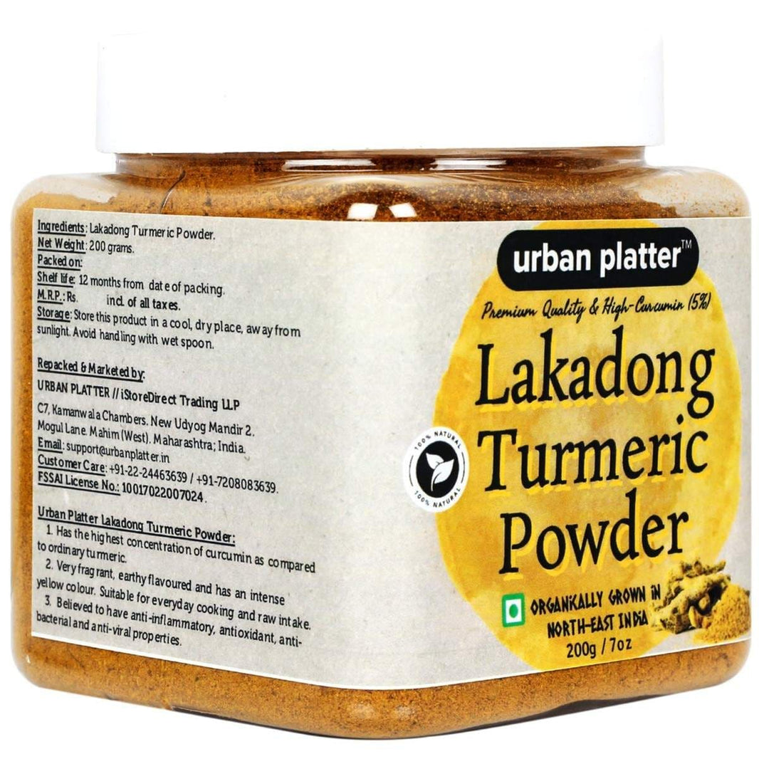 URBAN PLATTER LAKADONG TURMERIC POWDER 200 GM - SuperMarcheStore