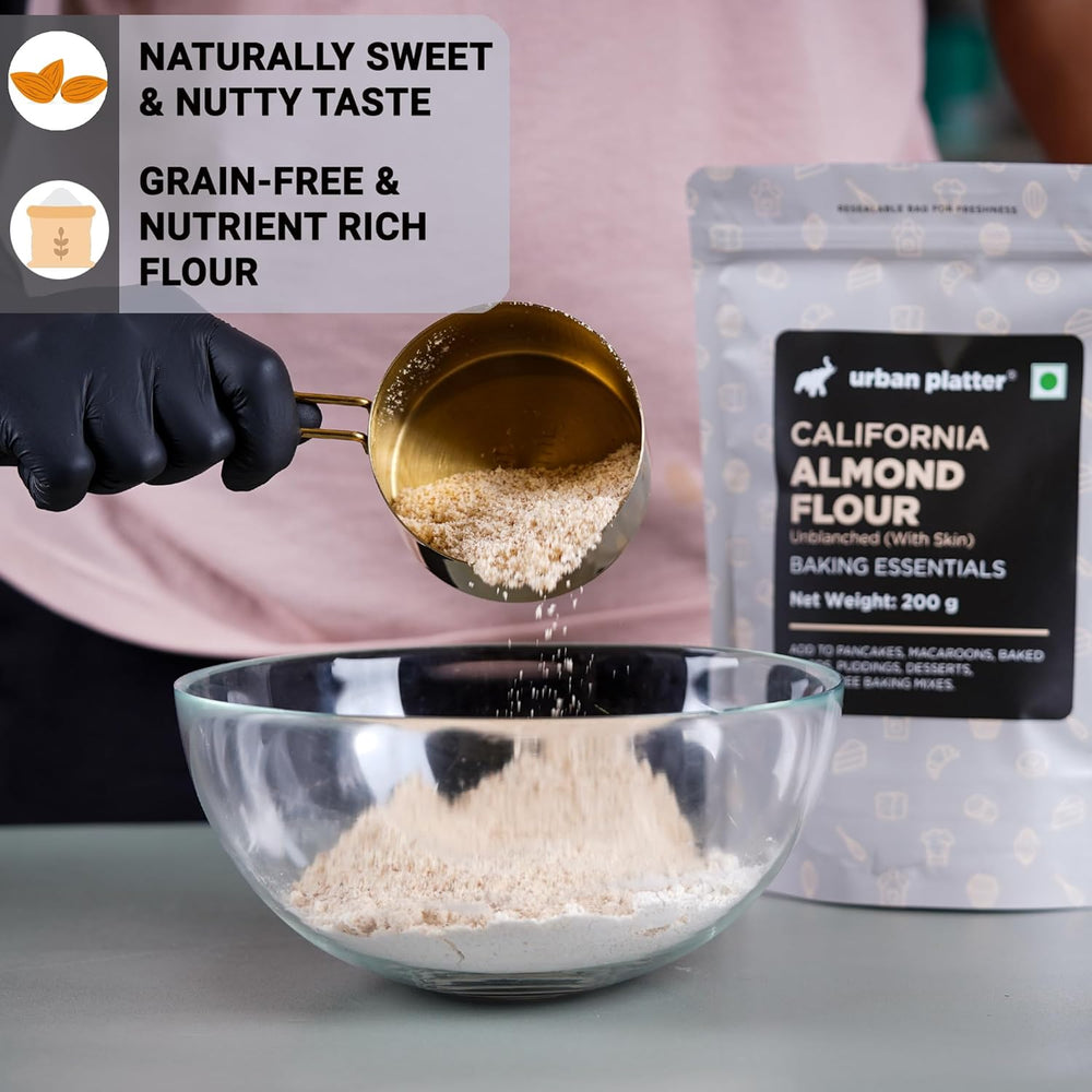 URBAN PLATTER NATURAL ALMOND FLOUR 200GM - SuperMarcheStore