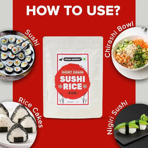 URBAN PLATTER SHORT GRAIN SUSHI RICE 1KG - SuperMarcheStore