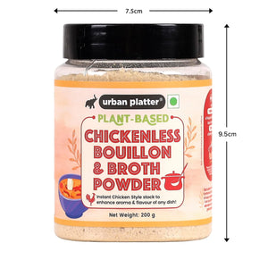 URBAN PLATTER VEGAN CHICKEN BOUILLON & BROTH POWDER 200G - SuperMarcheStore