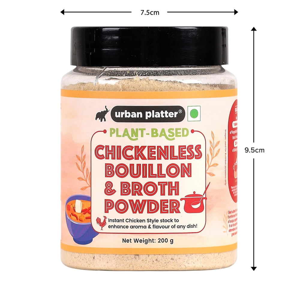 URBAN PLATTER VEGAN CHICKEN BOUILLON & BROTH POWDER 200G - SuperMarcheStore
