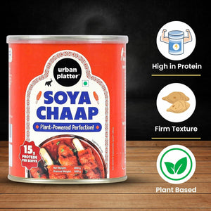 URBAN PLATTER VEGAN CHUNKS ON STICK SOYA CHAAP IN BRINE (800 TO 500 GM) - SuperMarcheStore