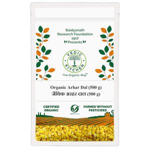 VEDIC KITCHEN ORGANIC ARHAR DAL 500 GM - SuperMarcheStore
