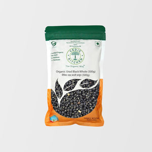VEDIC KITCHEN ORGANIC BLACK URAD WHOLE 500 GM - SuperMarcheStore