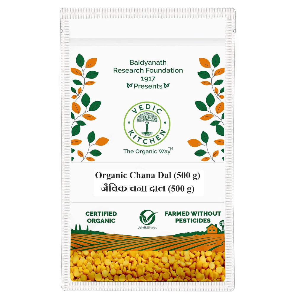 VEDIC KITCHEN ORGANIC CHANA DAL 500 GM - SuperMarcheStore