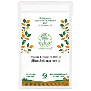 VEDIC KITCHEN ORGANIC FENUGREEK SEEDS 100 GM - SuperMarcheStore