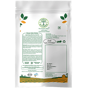VEDIC KITCHEN ORGANIC KIDNEY BEANS CHITRA 500 GM - SuperMarcheStore