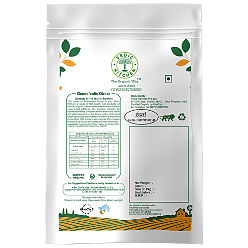 VEDIC KITCHEN ORGANIC MIX DAL 500 GM - SuperMarcheStore