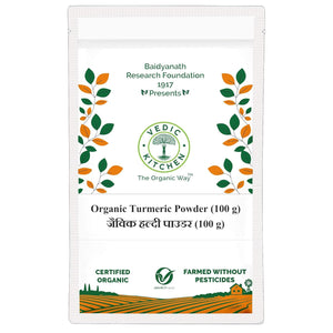 VEDIC KITCHEN ORGANIC TURMERIC POWDER 100 GM - SuperMarcheStore