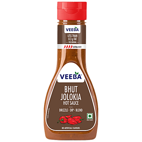 VEEBA BHUT JOLOKIA HOT SAUCE 300 GM - SuperMarcheStore