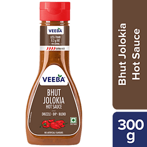 VEEBA BHUT JOLOKIA HOT SAUCE 300 GM - SuperMarcheStore