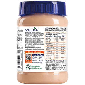 VEEBA BURGER MAYONNAISE 280GM - SuperMarcheStore