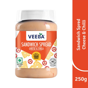 VEEBA CHEESE & CHILLI SANDWICH SPREAD - SuperMarcheStore