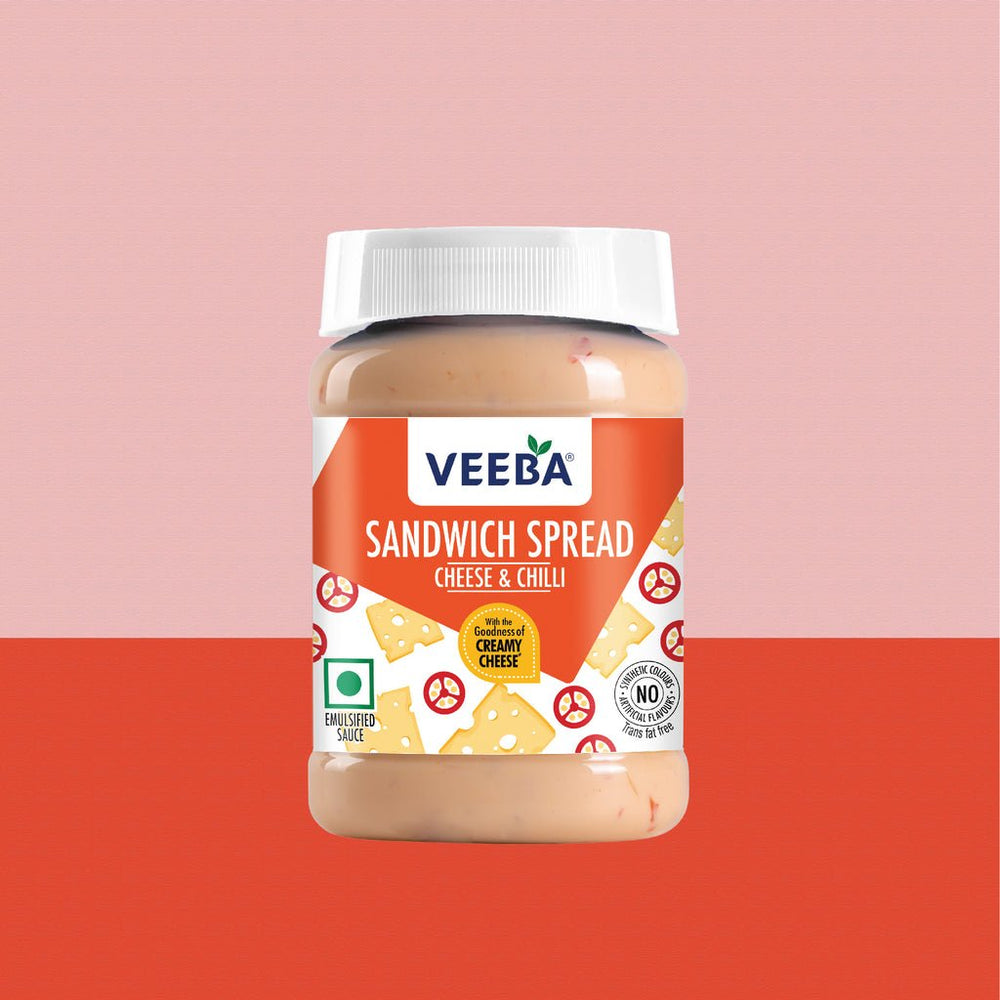 VEEBA CHEESE & CHILLI SANDWICH SPREAD - SuperMarcheStore