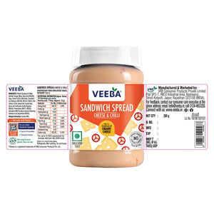 VEEBA CHEESE & CHILLI SANDWICH SPREAD - SuperMarcheStore