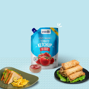 VEEBA CHEF SPECIAL TOMATO KETCHUP NO ONION GARLIC 900 GM - SuperMarcheStore