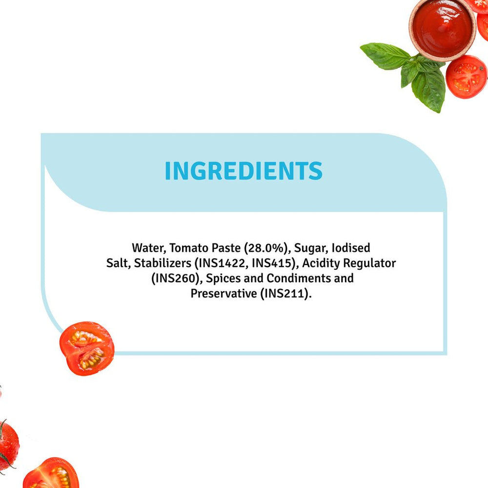 VEEBA CHEF SPECIAL TOMATO KETCHUP NO ONION GARLIC 900 GM - SuperMarcheStore