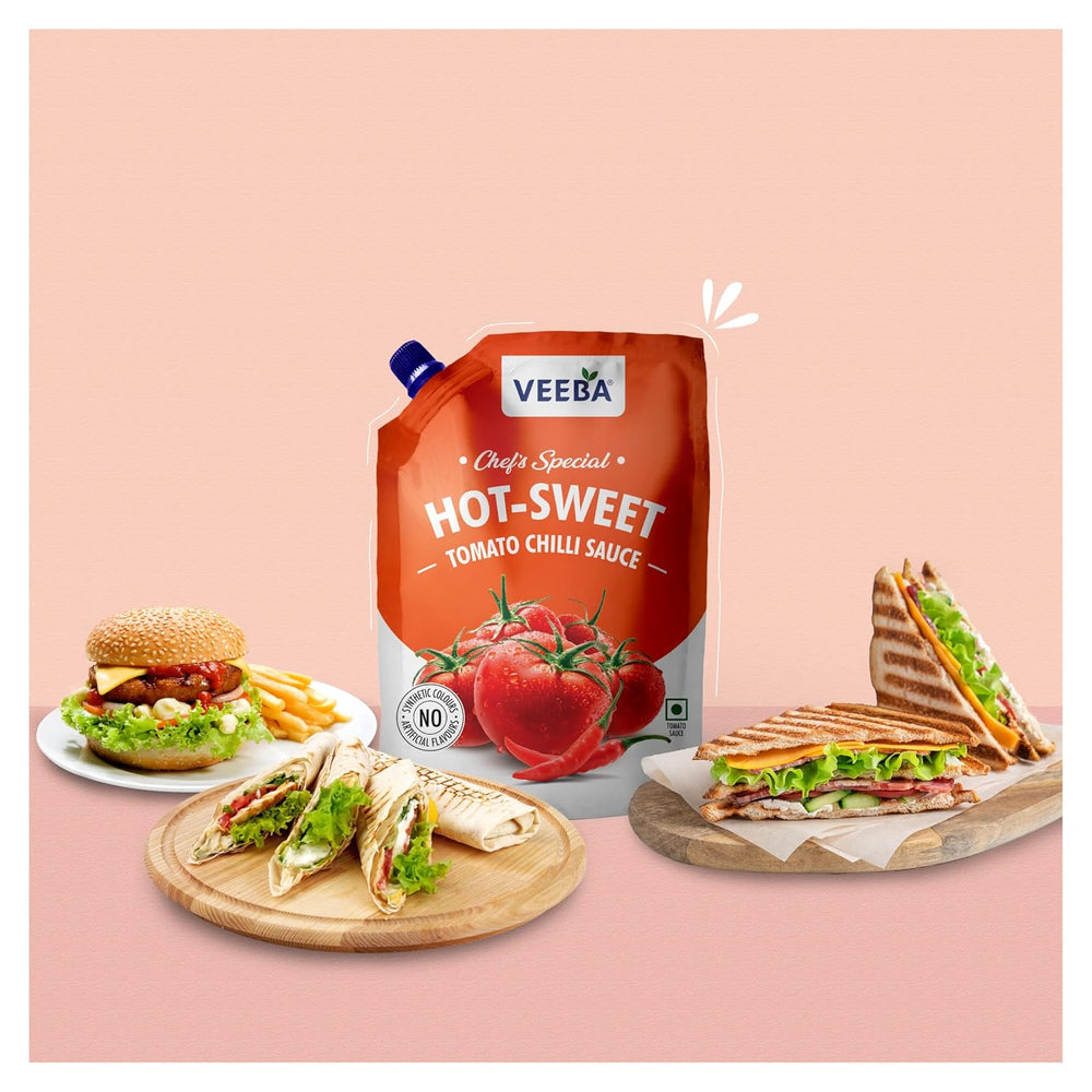 VEEBA CHEFS SPECIAL HOT SWEET TOMATO CHILLI SAUCE 450 GM - SuperMarcheStore