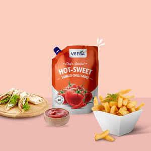 VEEBA CHEFS SPECIAL HOT SWEET TOMATO CHILLI SAUCE 450 GM - SuperMarcheStore