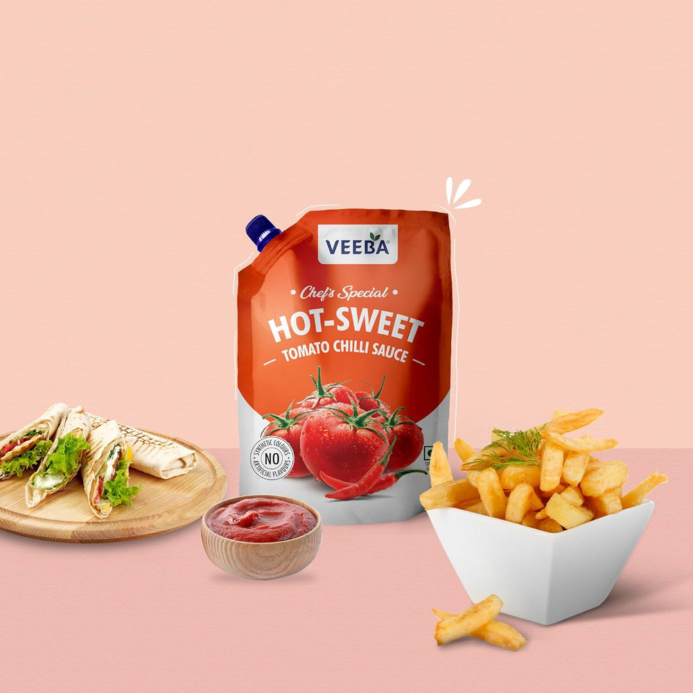 VEEBA CHEFS SPECIAL HOT SWEET TOMATO CHILLI SAUCE 450 GM - SuperMarcheStore
