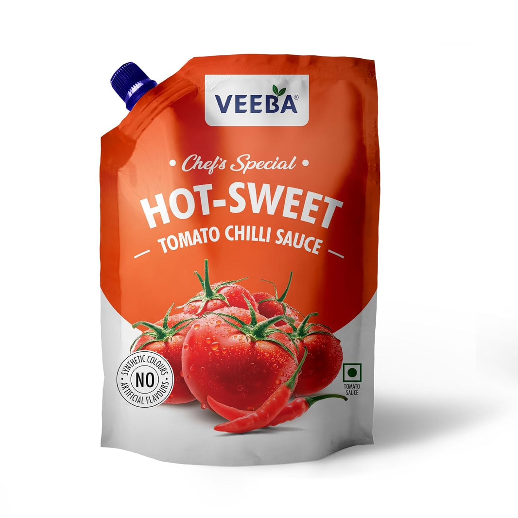 VEEBA CHEFS SPECIAL HOT SWEET TOMATO CHILLI SAUCE 450 GM - SuperMarcheStore