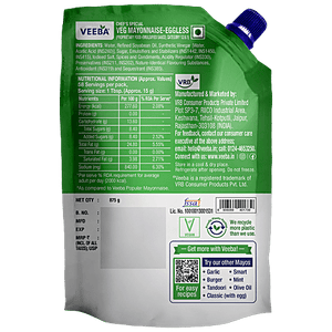 VEEBA EGGLESS MAYONNAISE 875 GM - SuperMarcheStore