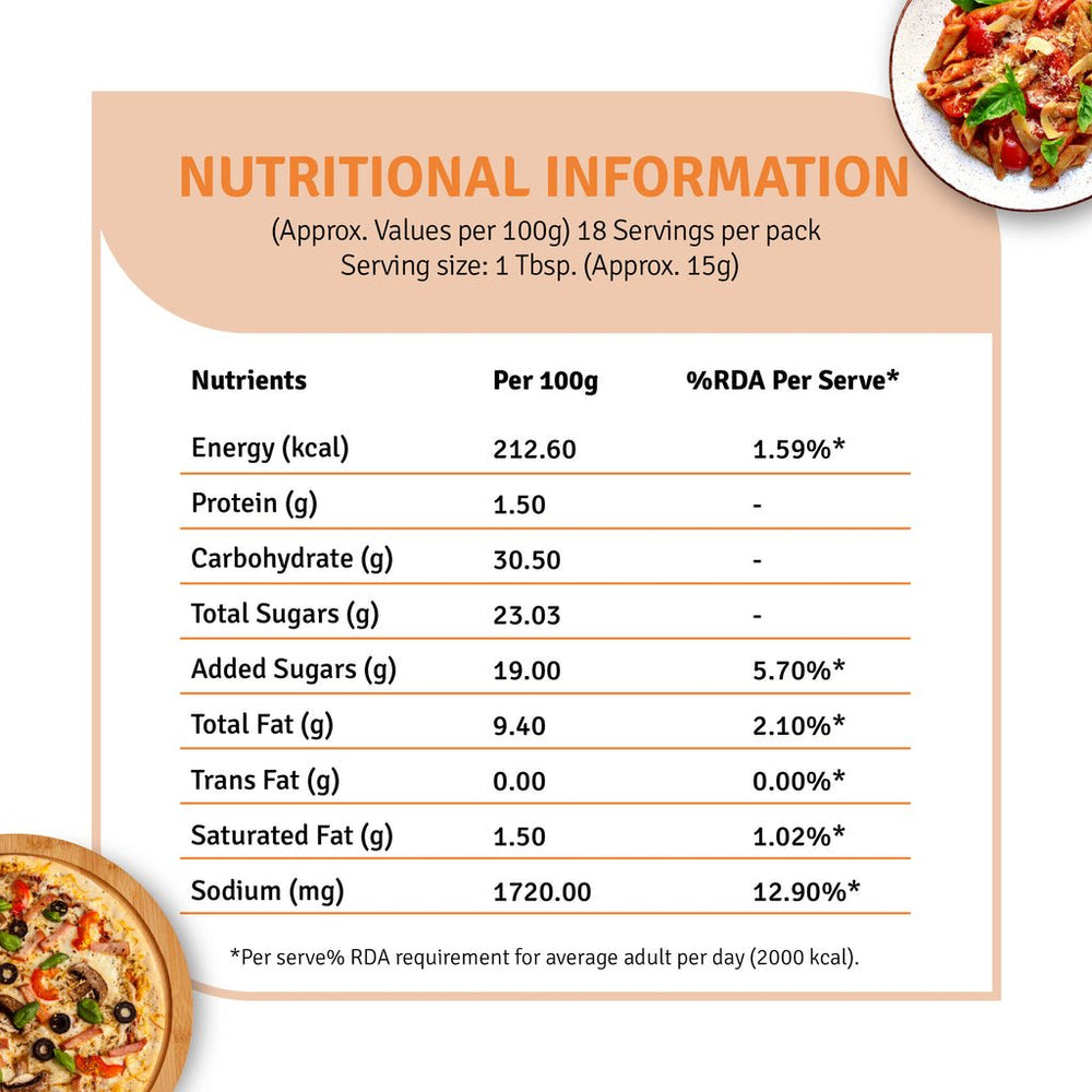 VEEBA PIZZA & PASTA NO ONION NO GARLIC 310GM - SuperMarcheStore