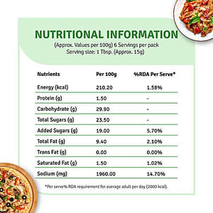 VEEBA PIZZA PASTA SAUCE 100 GM - SuperMarcheStore