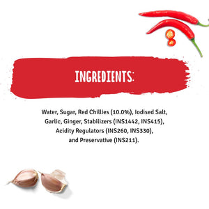 VEEBA RED CHILLI SAUCE 90 GM - SuperMarcheStore