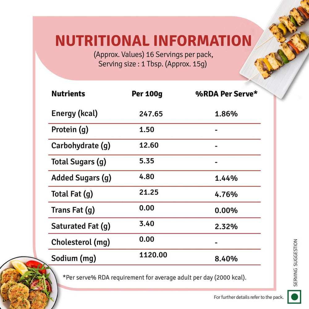 VEEBA TANDOORI MAYONNAISE 275GM - SuperMarcheStore