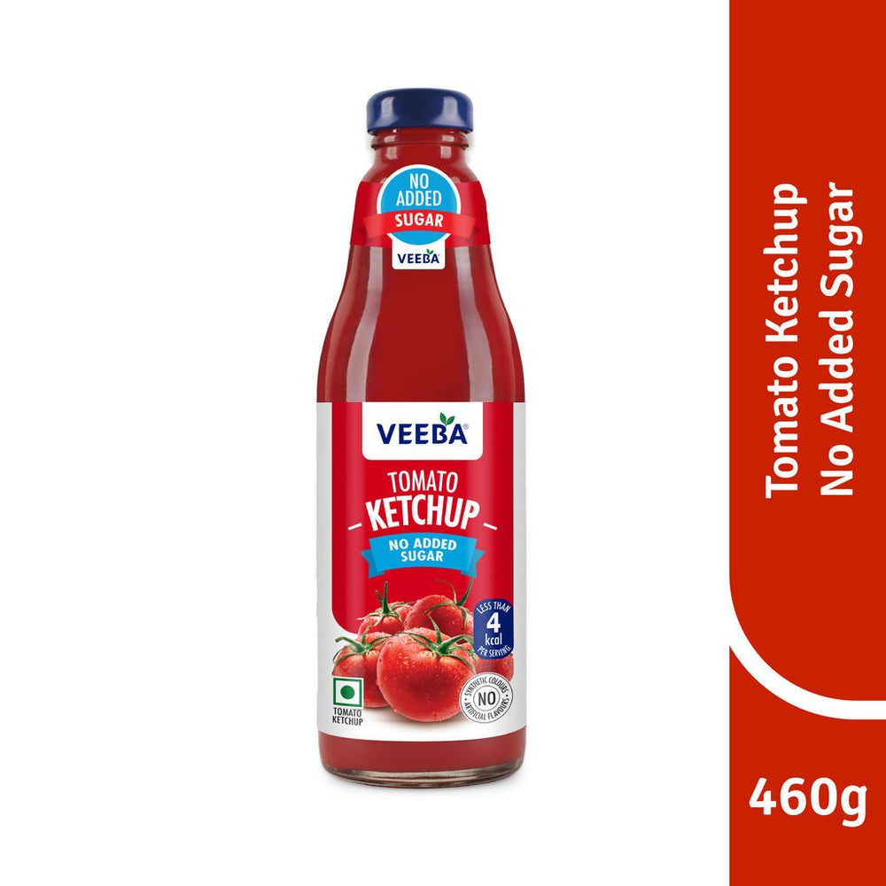 VEEBA TOMATO KETCHUP NO ADDED SUGAR 460 GM - SuperMarcheStore