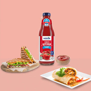 VEEBA TOMATO KETCHUP NO ADDED SUGAR 460 GM - SuperMarcheStore