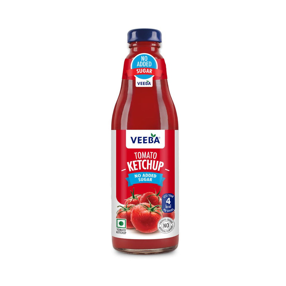 VEEBA TOMATO KETCHUP NO ADDED SUGAR 460 GM - SuperMarcheStore