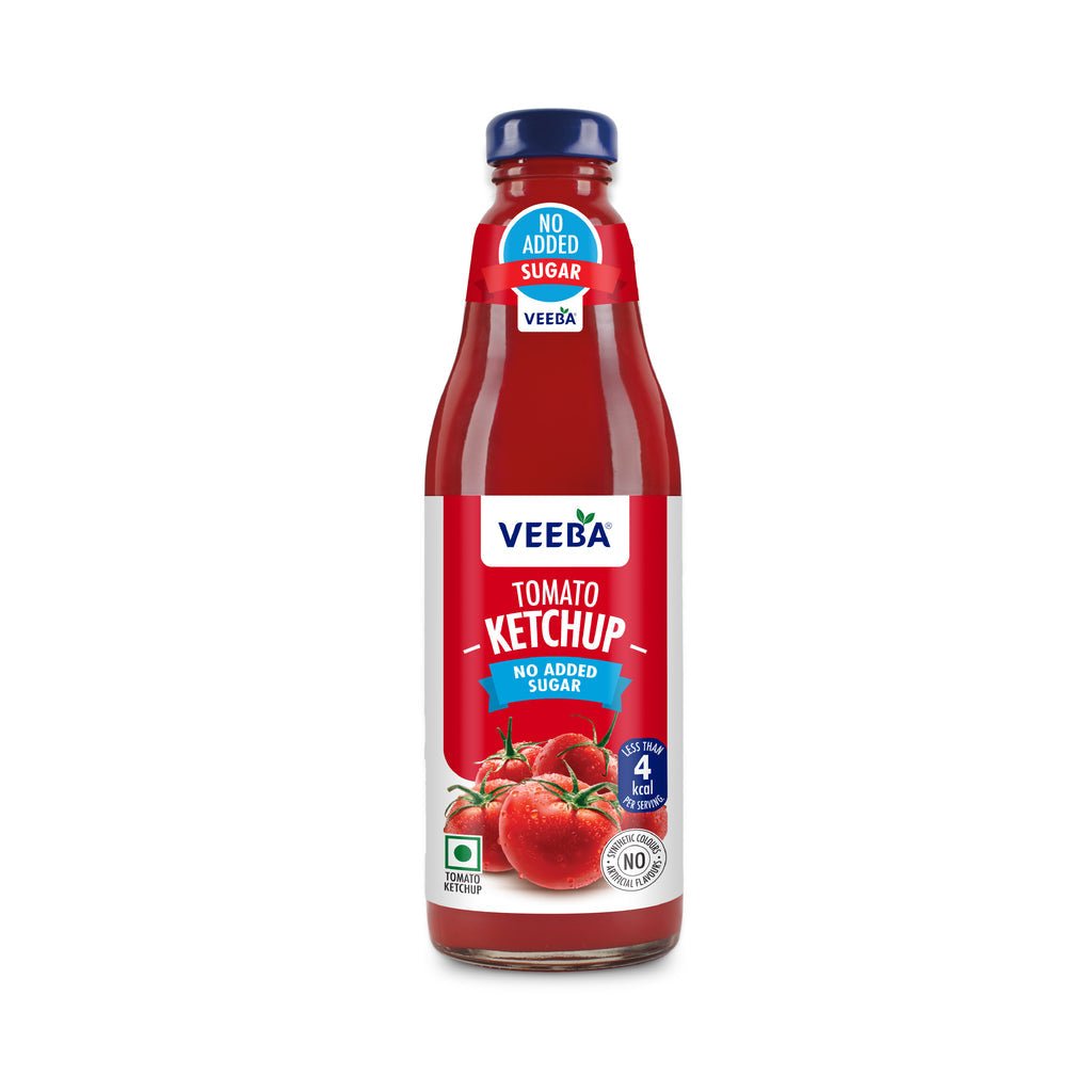 VEEBA TOMATO KETCHUP NO ADDED SUGAR 460 GM - SuperMarcheStore