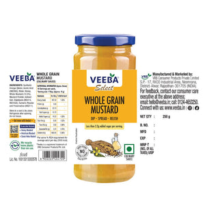 VEEBA WHOLE GRAIN MUSTARD - SuperMarcheStore
