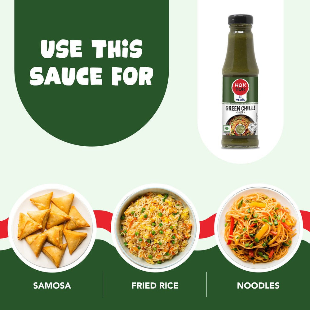 VEEBA WOK TOK GREEN CHILLI SAUCE 200 GM - SuperMarcheStore