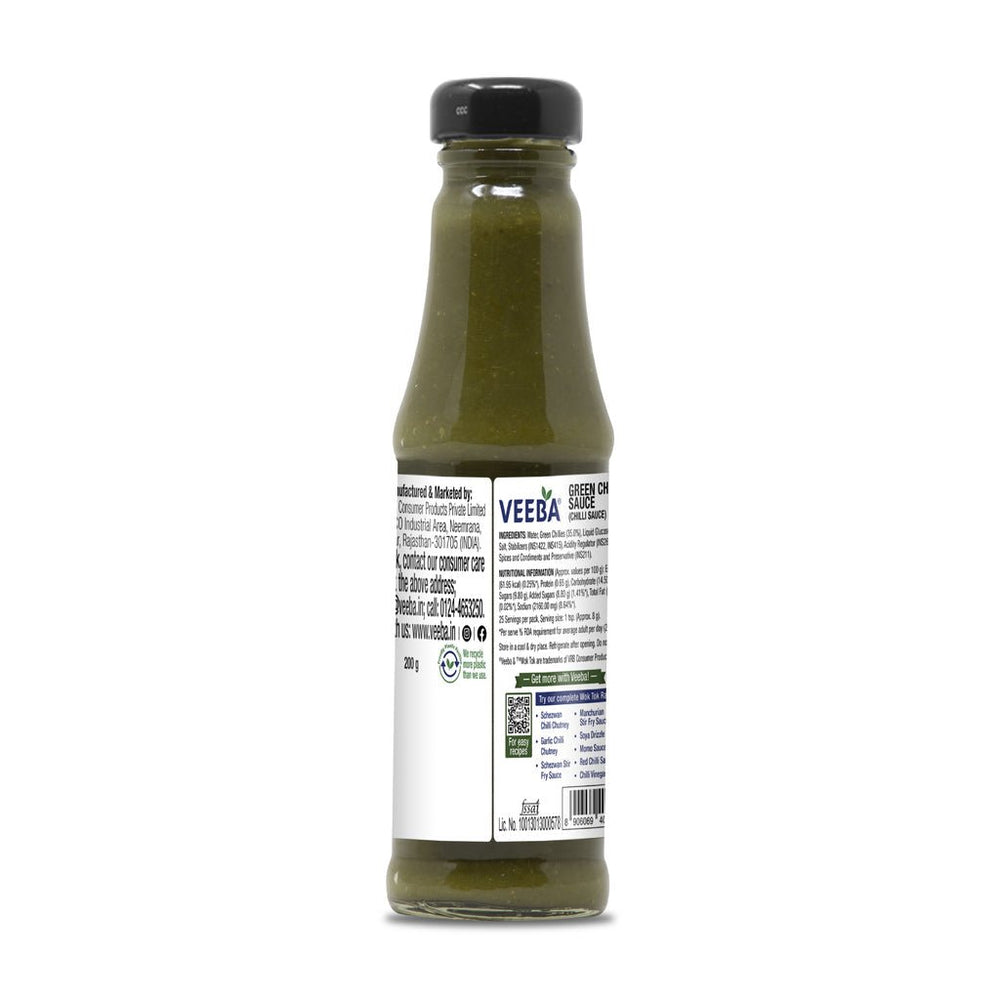 VEEBA WOK TOK GREEN CHILLI SAUCE 200 GM - SuperMarcheStore