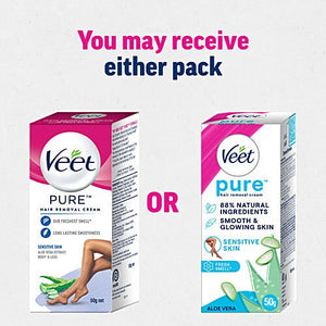 VEET HAIR REMOVAL CREAM SENSITIVE SKIN 50 GM - SuperMarcheStore