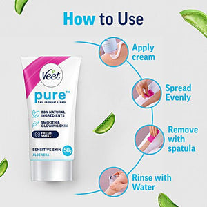 VEET HAIR REMOVAL CREAM SENSITIVE SKIN 50 GM - SuperMarcheStore