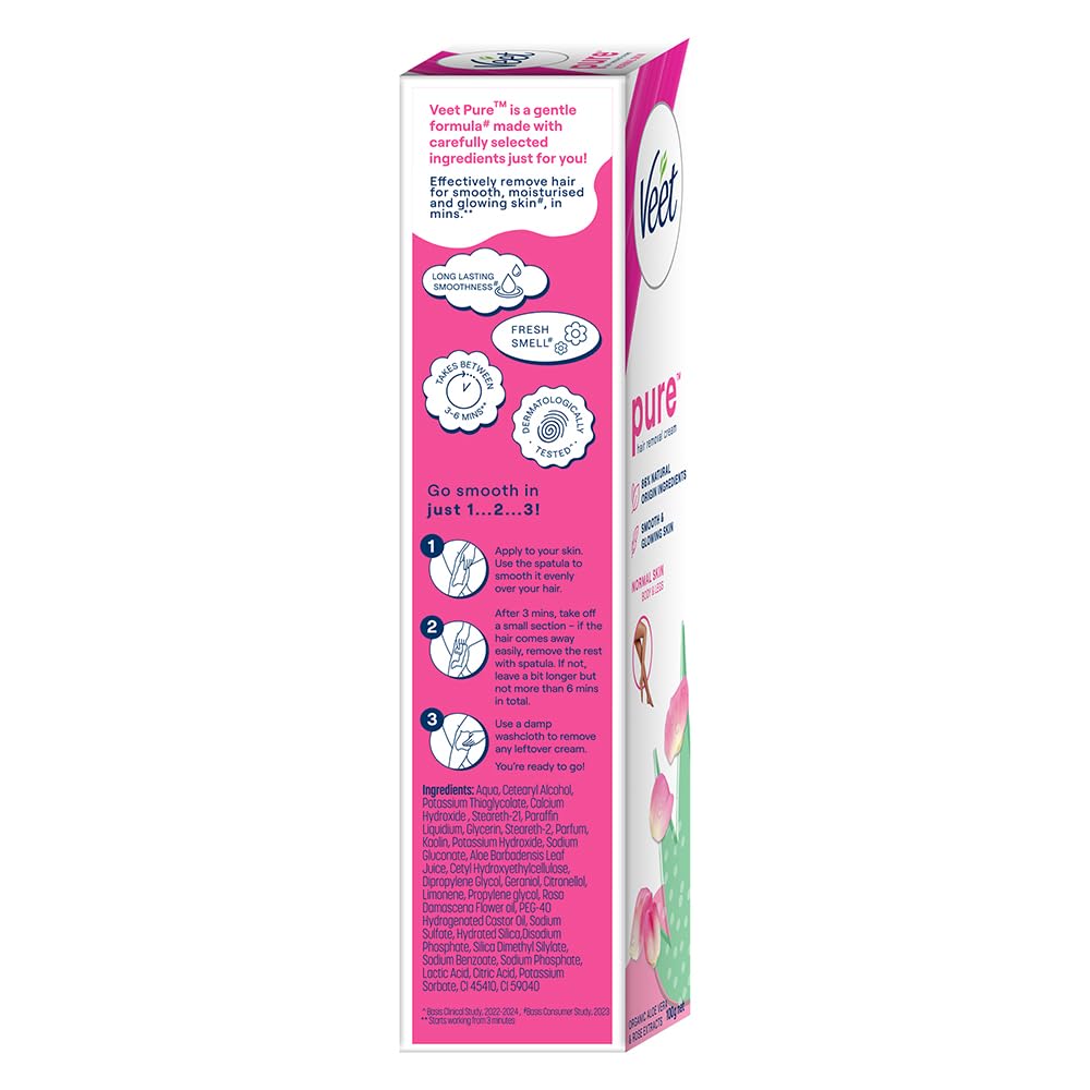 VEET PURE HAIR REMOVAL CREAM 100 GM NORMAL SKIN - SuperMarcheStore