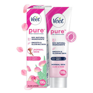 VEET PURE HAIR REMOVAL CREAM 100 GM NORMAL SKIN - SuperMarcheStore